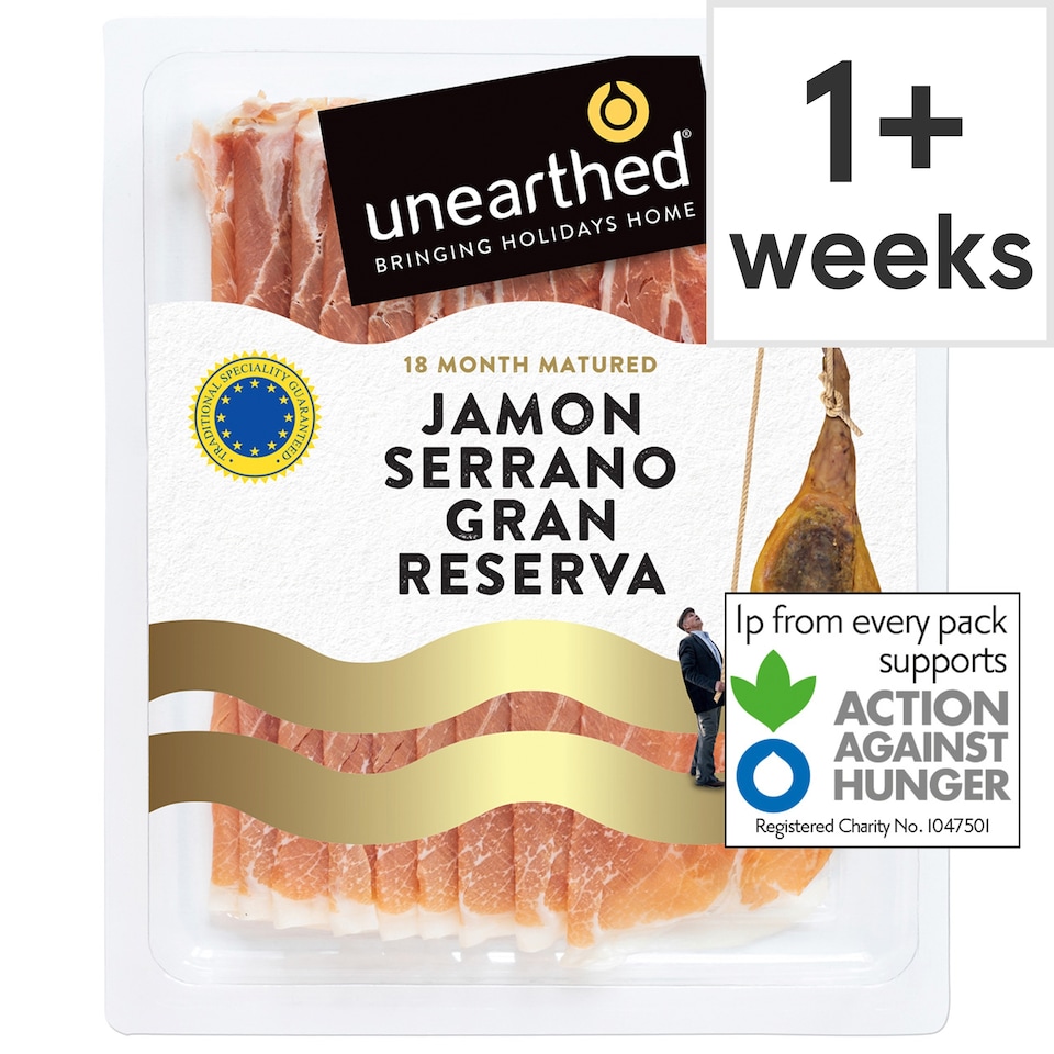 Unearthed Jamon Serrano Gran Reserva Ham 100g