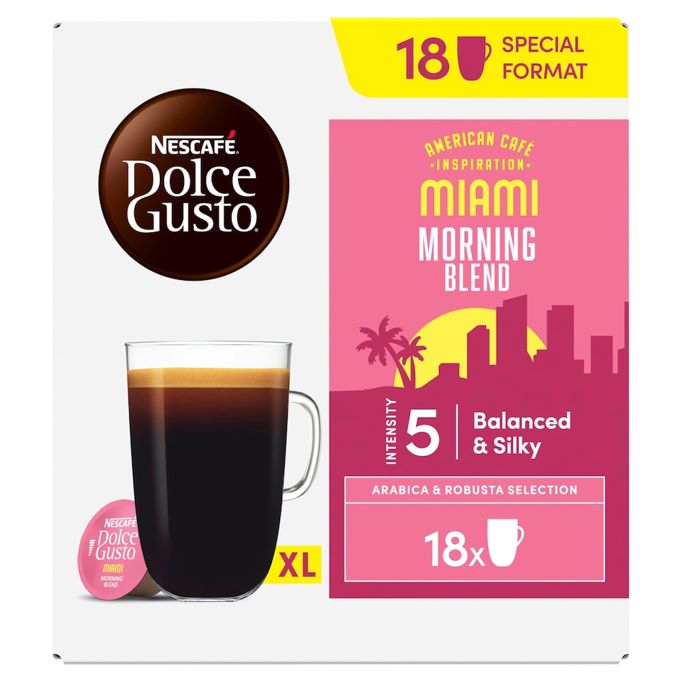image 1 of NESCAFÉ Dolce Gusto Grande Miami - Coffee in Capsules - 18 pcs