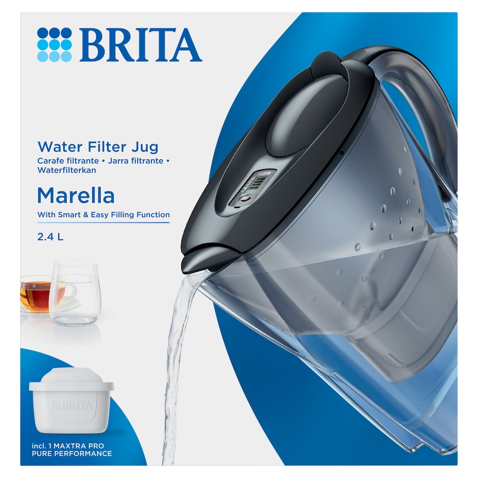 BRITA Maxtra PRO Marella Cool Graphite Jug 2.4L