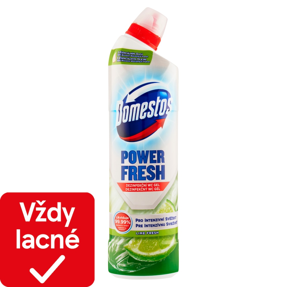 obrázok 1 z Domestos POWER FRESH Lime Fresh dezinfekčný WC gél 700 ml