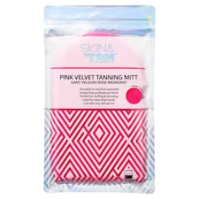 Skinny Tan Pink Velvet Dual Tanning Mitt