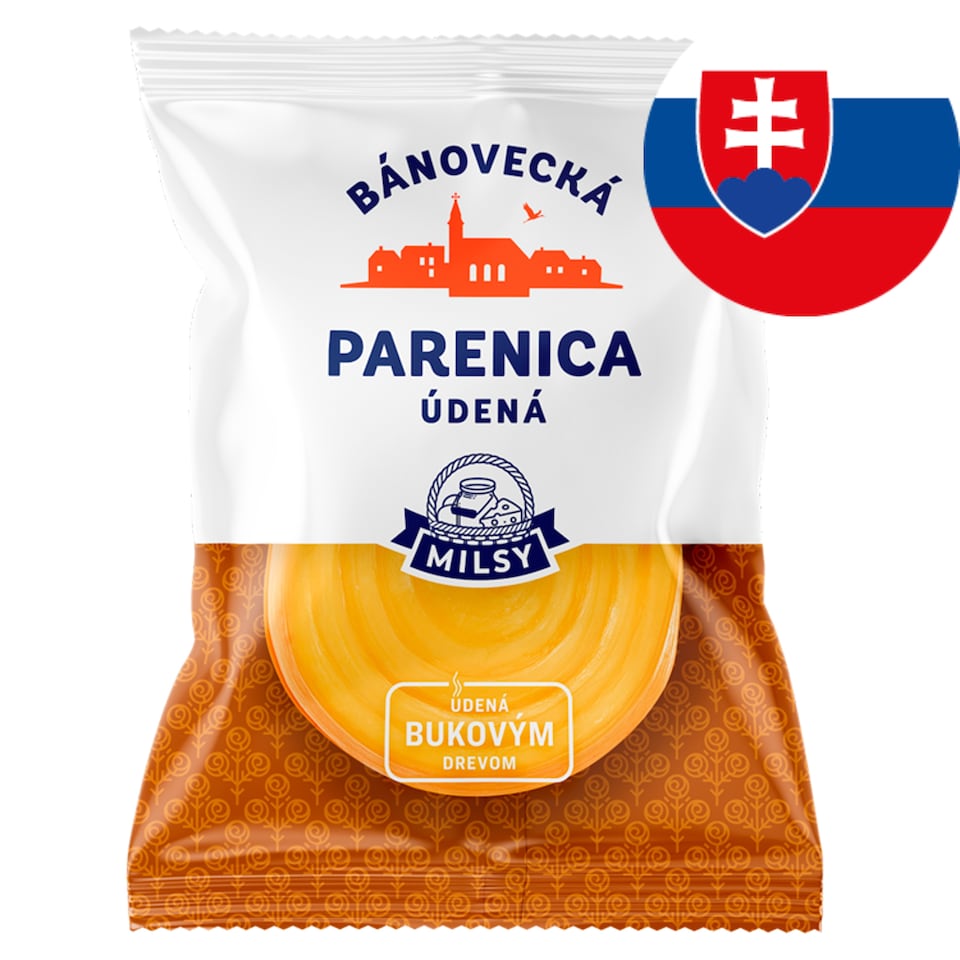 Milsy Bánovecká Parenica Smoked Cheese 120 g