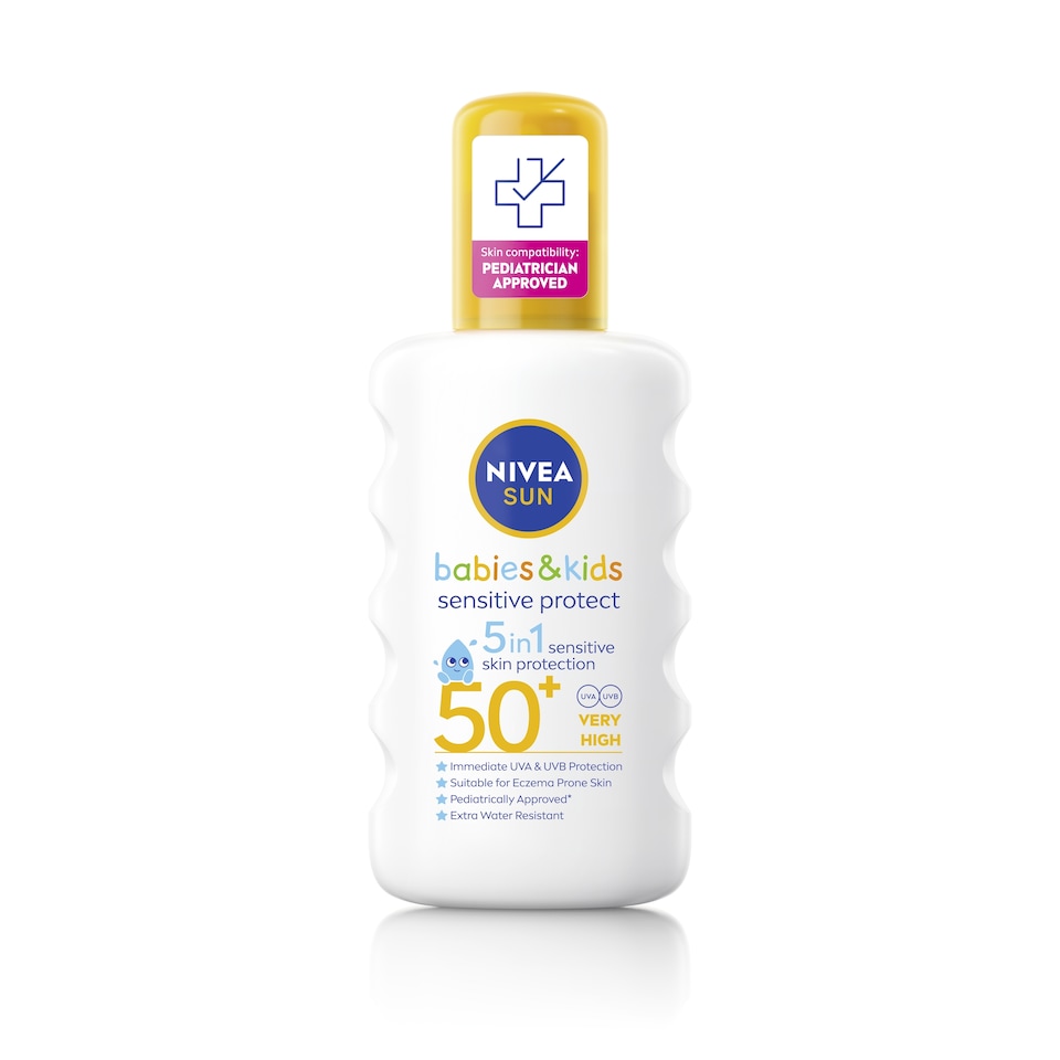 NIVEA SUN Kids Sensitive Sun Cream Spray SPF50+ 200ml