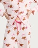 image 2 of F&F Pure Cotton Dog Print Revere Pyjama Set in Multi Pink
