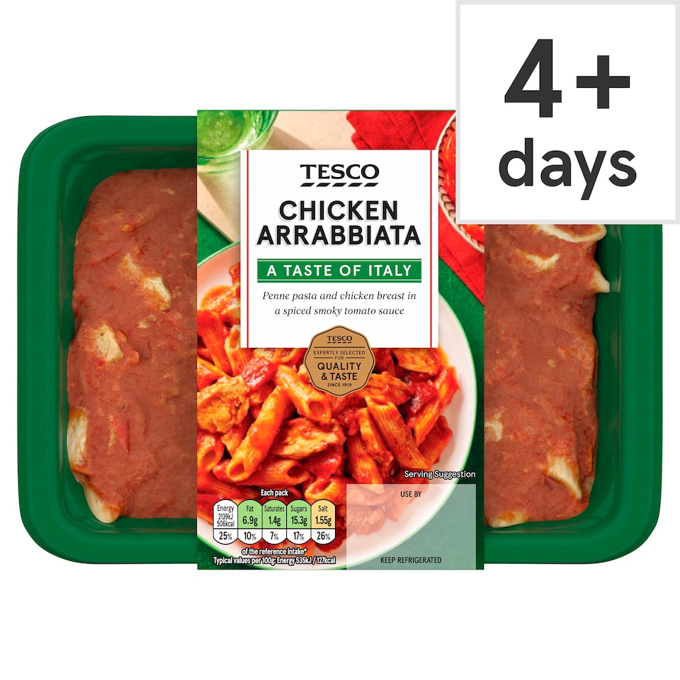 Tesco Chicken Arrabbiata 400G