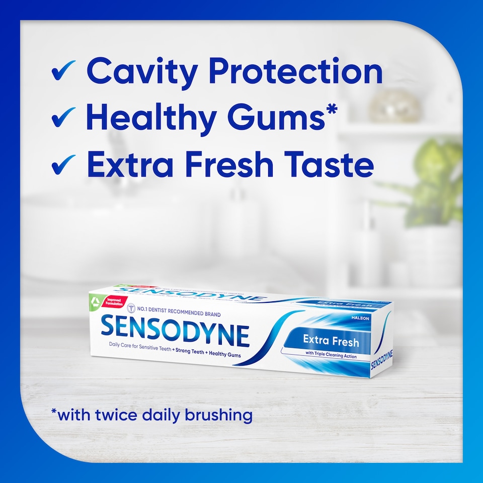 image 1 of Sensodyne Daily Care Sensitive Toothpaste - Extra Fresh 75ml