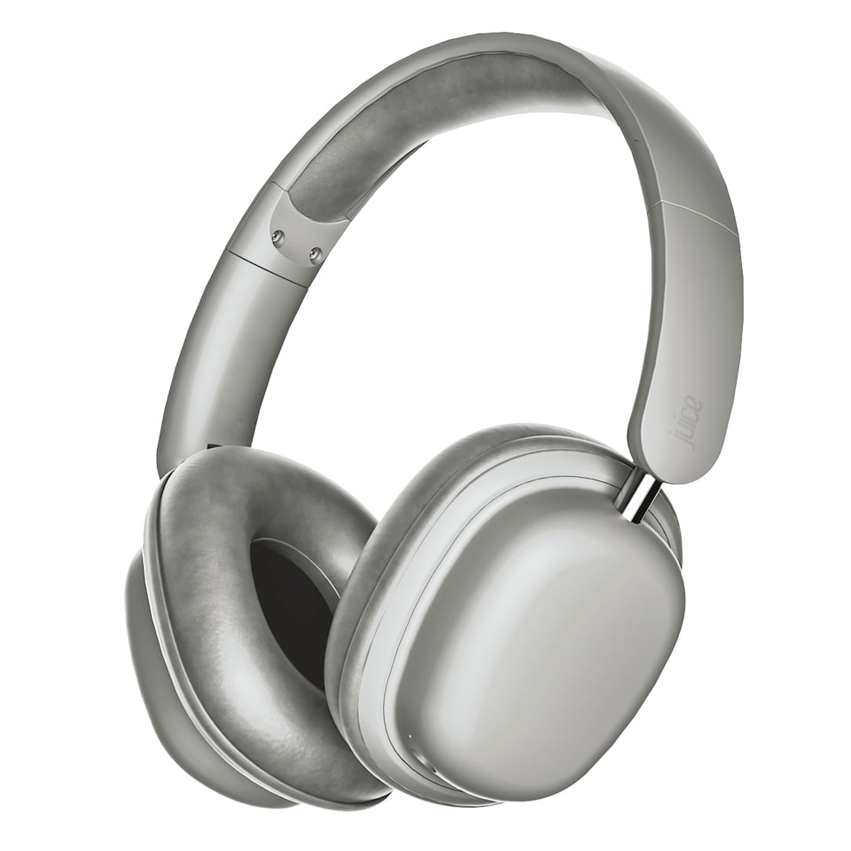 image 1 of JUICE PACE BT WIRELESS OVER EARS HEADPHONES GREY
