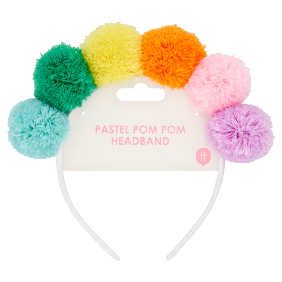 Table fun Pastel PomPom Headband
