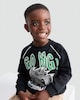 image 1 of Hot Wheels Cotton Rich Rhinomite Print Sweatshirt in Black