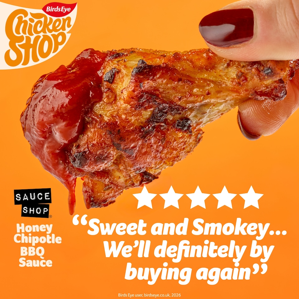 image 1 of Birds Eye Chicken Shop Honey Chipotle BBQ Chicken Wings 385g