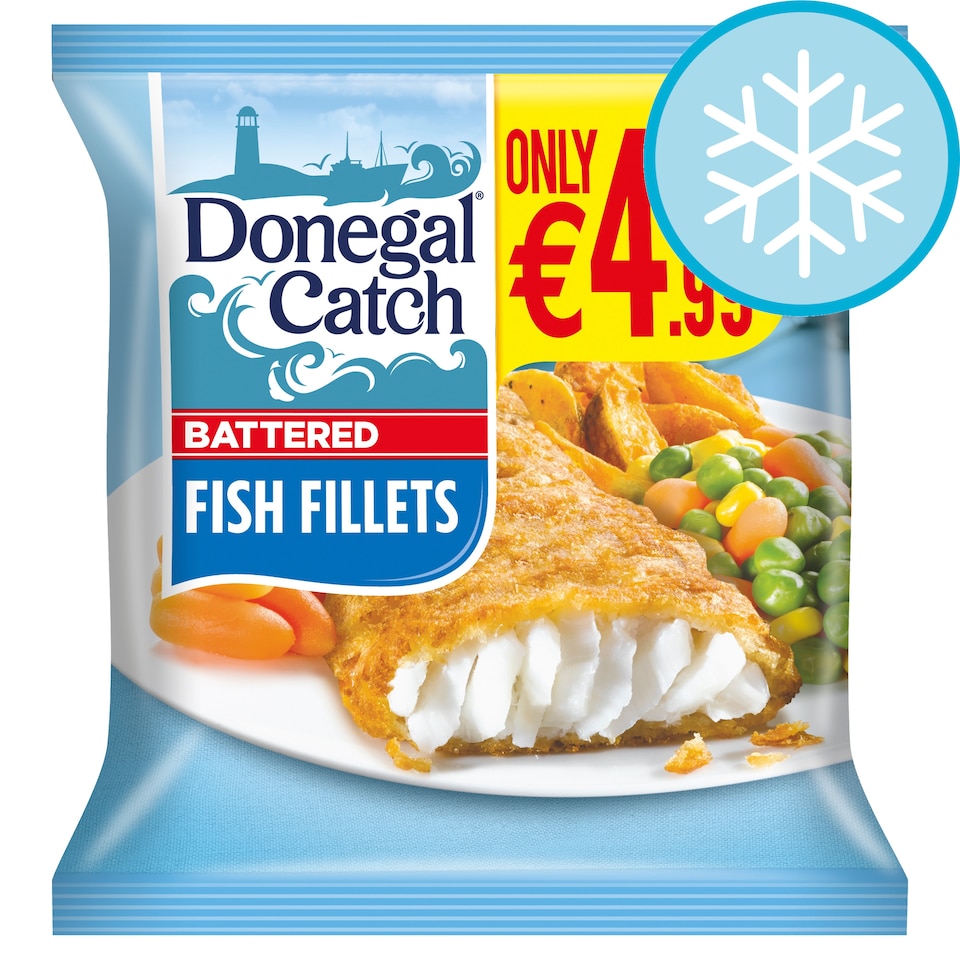 Donegal Catch Battered Fish Fillets 380g