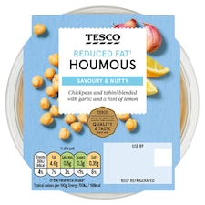 Tesco Reduced Fat Houmous 200G