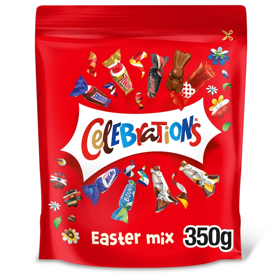 Celebrations Milk Chocolate Easter Mix Sharing Bag 350g