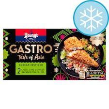 Young's Gastro Taste of Asia 2 Chili Lime & Ginger Fish Fillets 270g