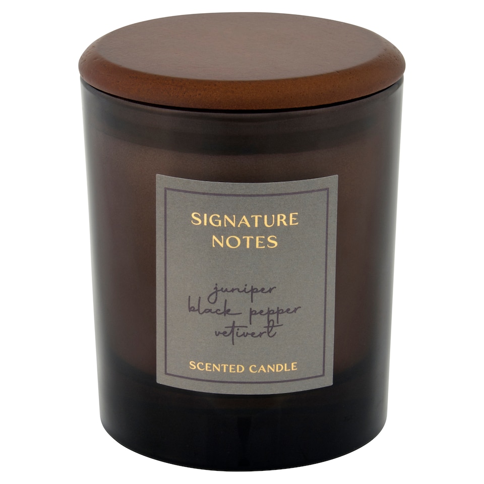 image 1 of F&F Home Signature Notes Candle Juniper, Black Pepper & Vetivert 200g