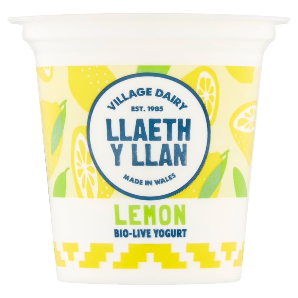 Llaeth Y Llan Lemon Yogurt 125G