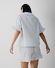 image 4 of F&F 2-Piece Striped Short Pyjama Set in Multi Blue