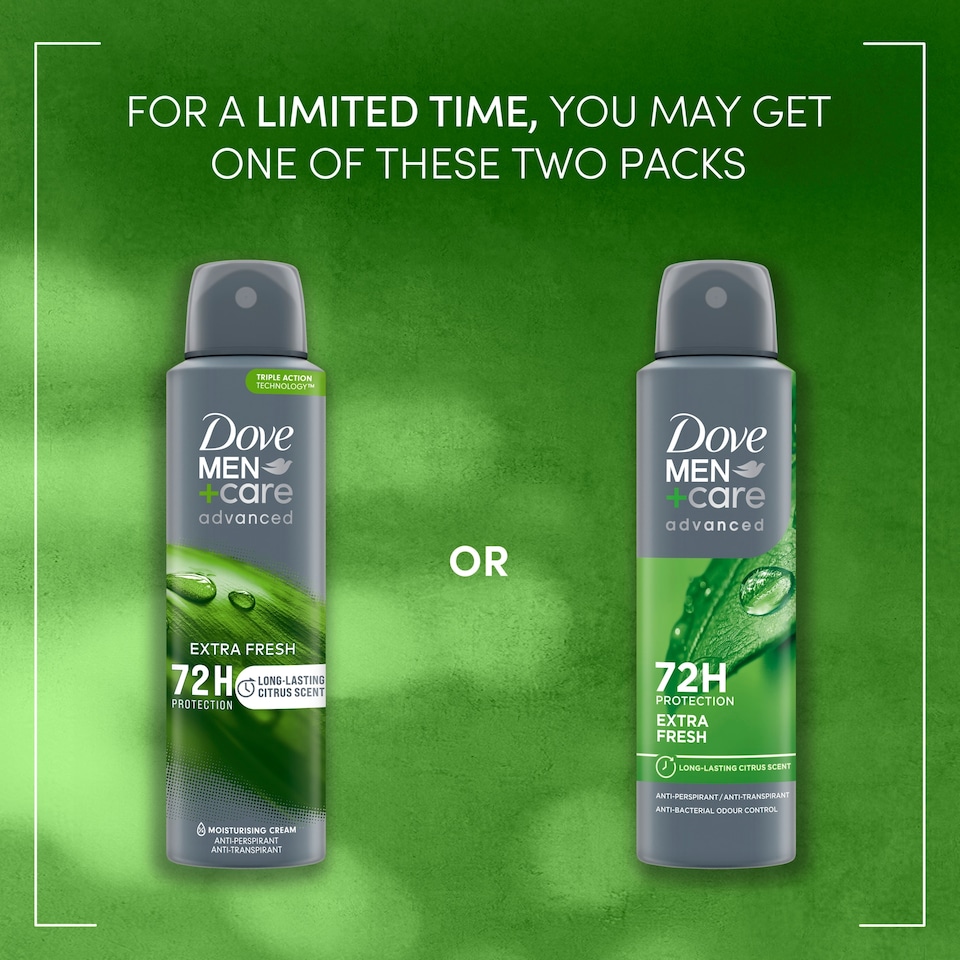 image 1 of DOVE Men+care advanced anti-perspirant spray extra fresh 150 ml