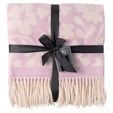 Fox And Ivy Jacquard Knit Throw