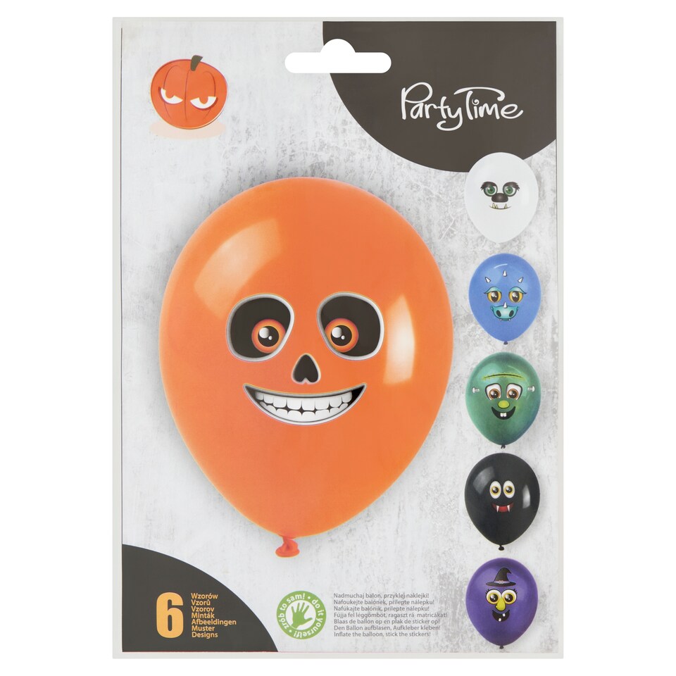 Party Time Halloweenská stvoření 25 cm 6 ks