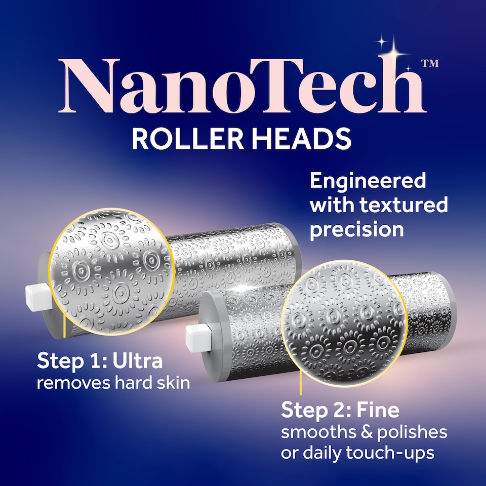 image 1 of Dr.Scholl's PEDI PERFECT Electronic Foot File 2 Rollers