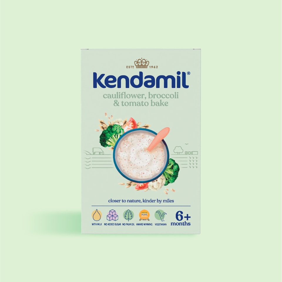 image 1 of Kendamil Cauliflower, Broccoli & Tomato Bake 6+ Months 150g