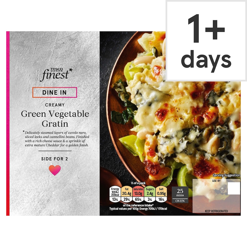 Tesco Finest Green Vegetable Gratin  300g