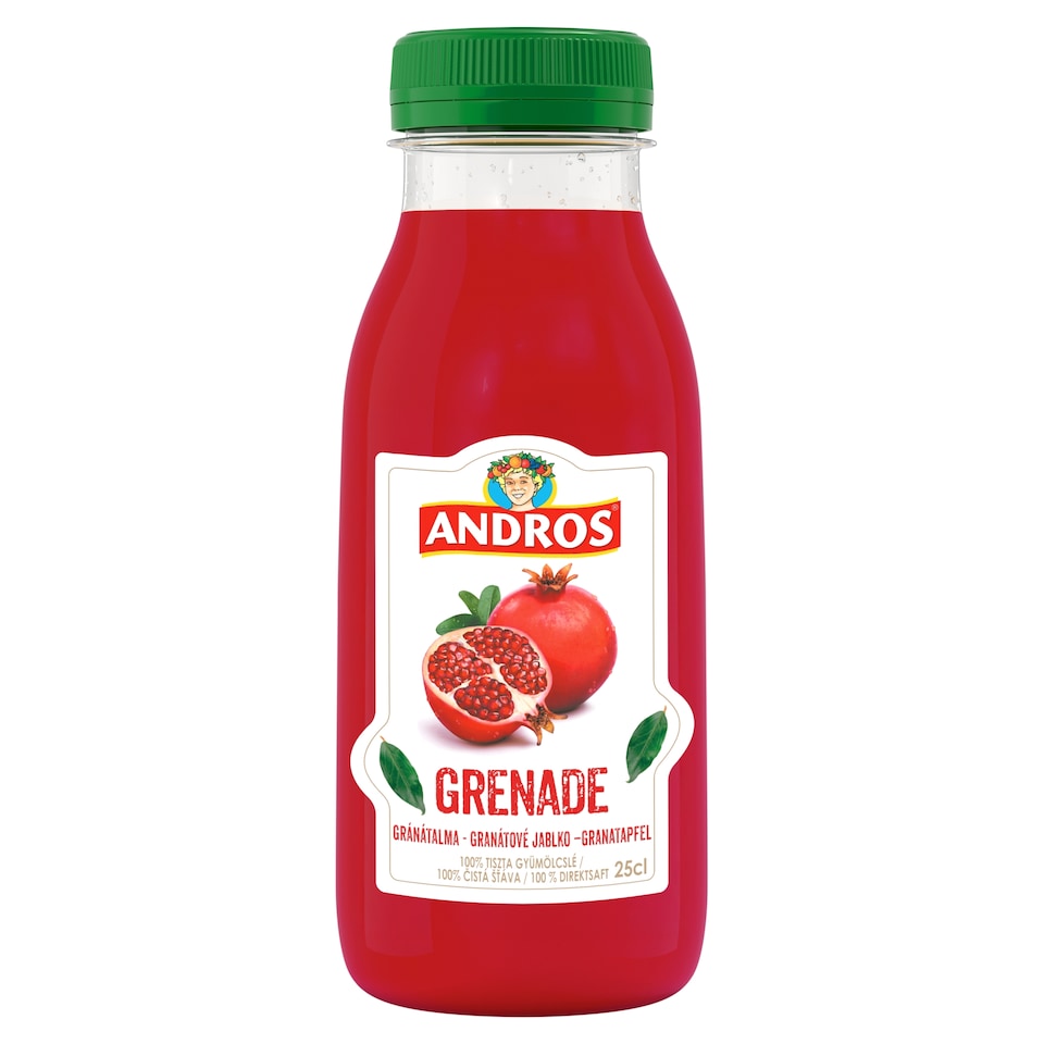 Andros 100% tiszta gránátalmalé 25 cl
