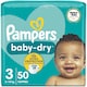 image 1 of Pampers Baby Dry Size 3 Essential Pack 50 Nappies