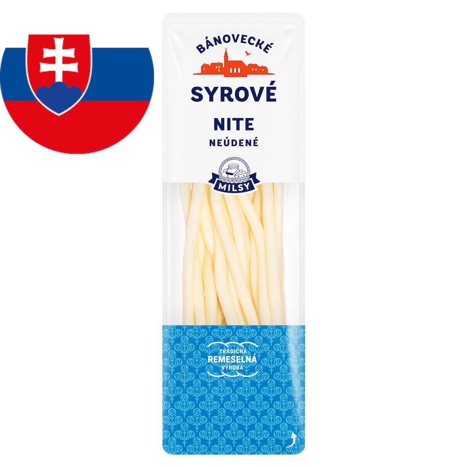 Milsy Bánovec Cheese Threads Unsmoked 100 g