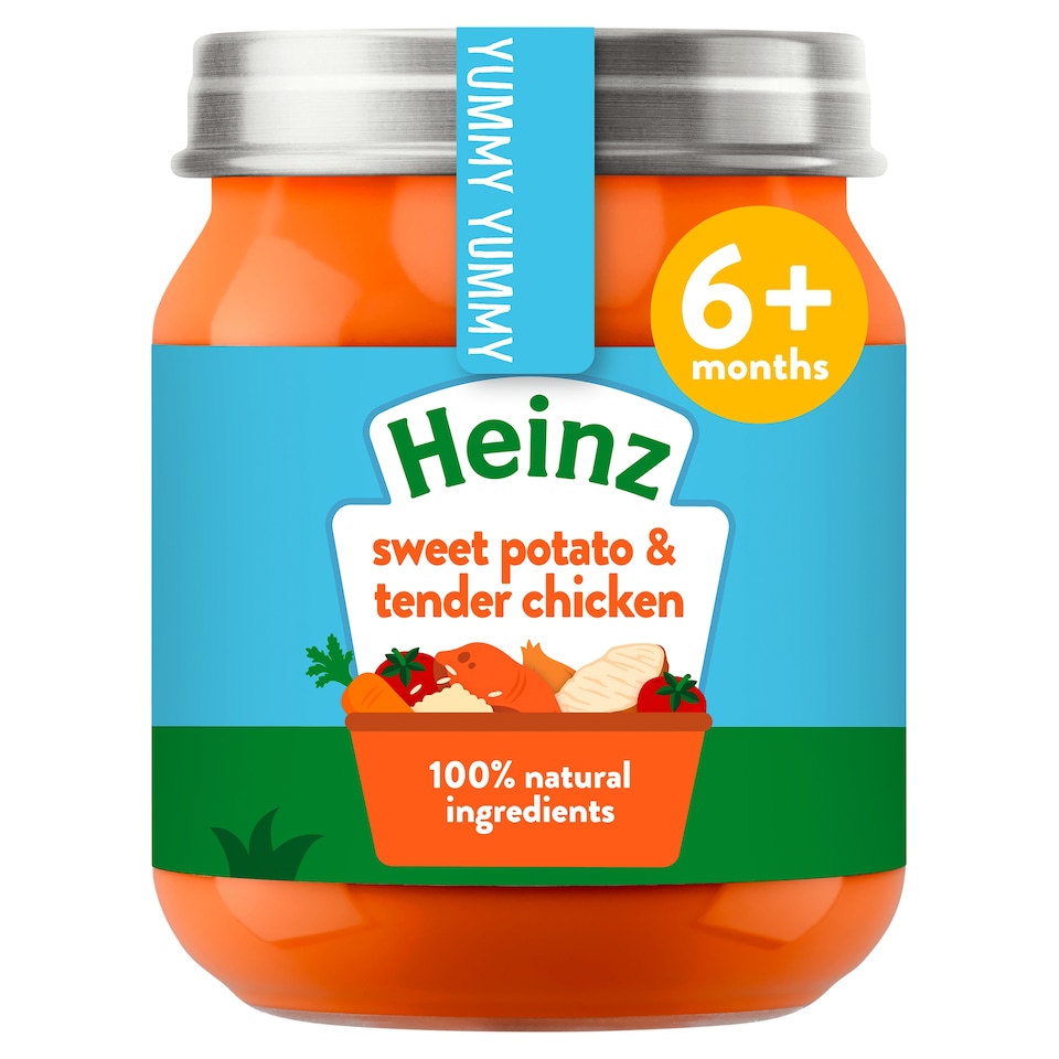 image 1 of Heinz Sweet Potato & Chicken Baby Food Jar 120g