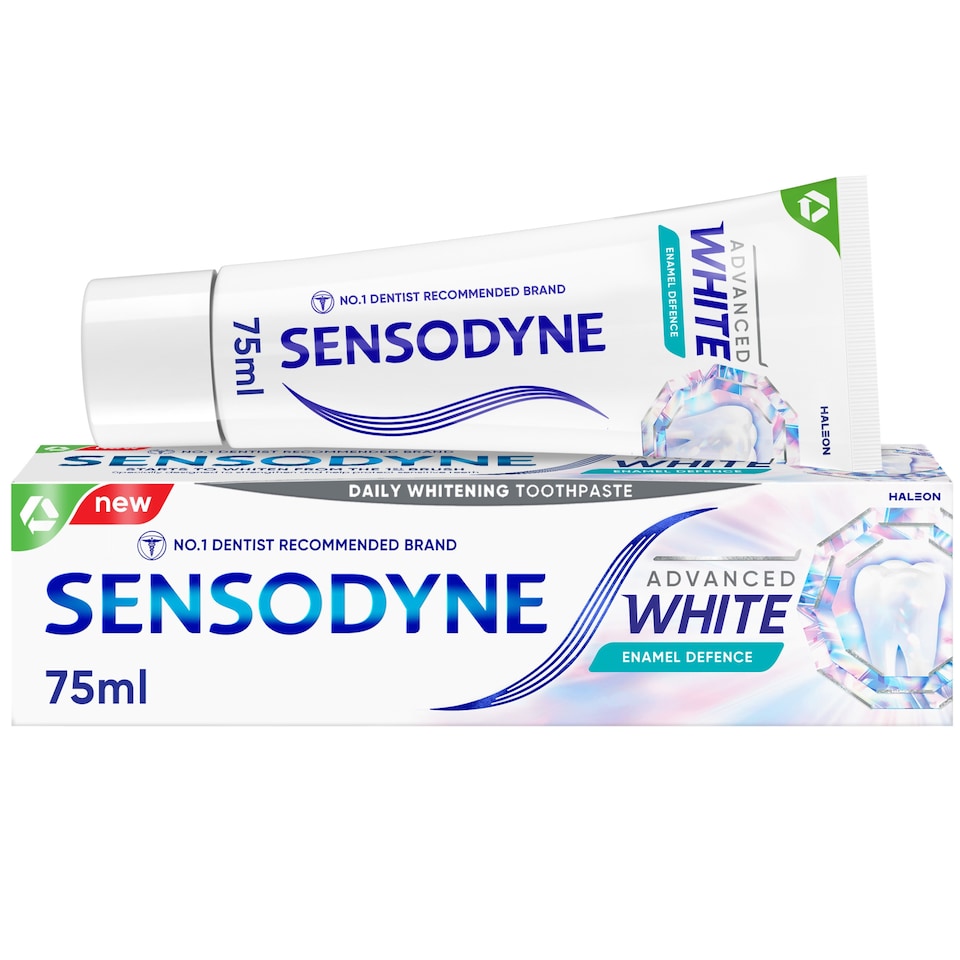 image 1 of Sensodyne Advanced White Enamel Defence Toothpaste 75ml