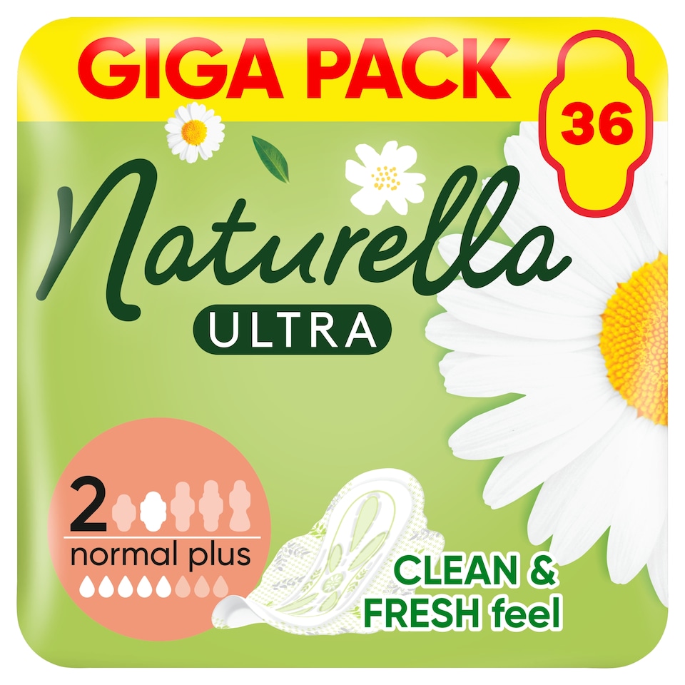 Naturella Ultra Szárnyas Betét, Normal Plus (2-es méret) Méret, 36 db 1. kép