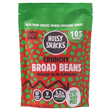Noisy Snacks Crunchy Broad Beans Mexican Salsa Flavoured 100g