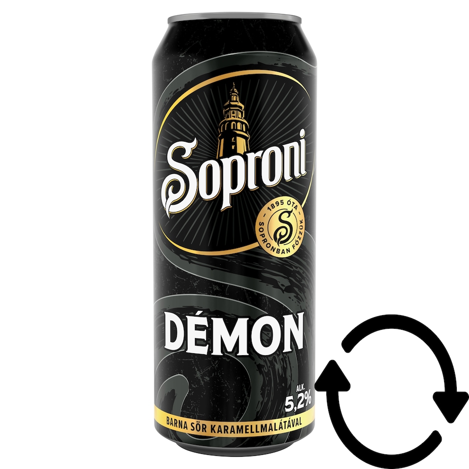 Soproni Óvatos Duhaj Démon barna sör karamellmalátával 5,2% 500 ml
