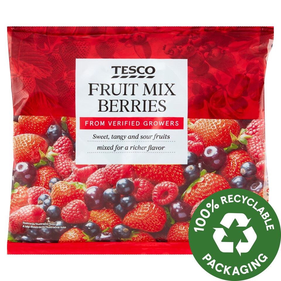 Tesco gyorsfagyasztott gyümölcskeverék 450 g