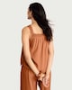 image 3 of F&F Diamond Embroidered Co-ord Camisole in Brick