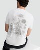 image 2 of F&F Pure Cotton Botanical Archive Print T-Shirt in White