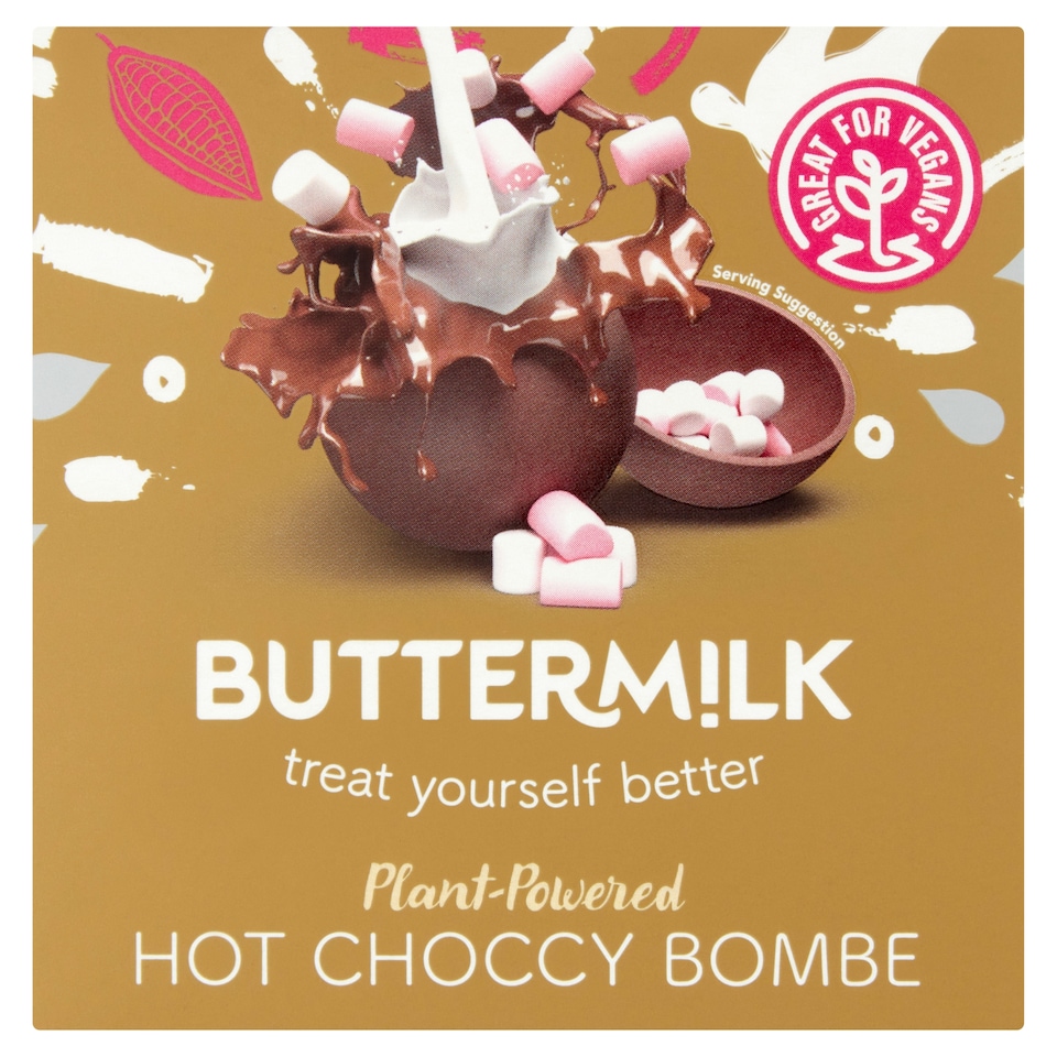 Buttermilk Plant-Powered Vegan Hot Choccy Bombe 57g