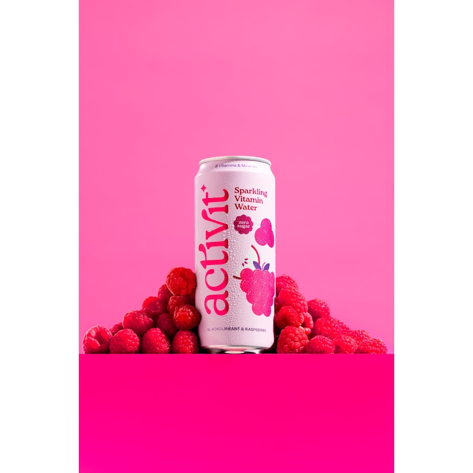 image 1 of Activit Drink Blackcurrant Apple & Raspberry 4X330ml