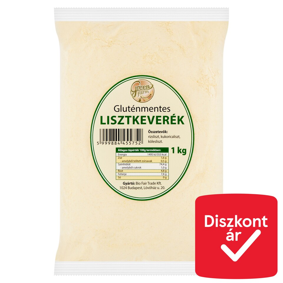 Green Farm gluténmentes lisztkeverék 1 kg