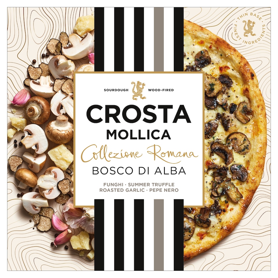 image 1 of Crosta Mollica Collezione Romana Bosco di Alba Pizza – Truffle & Mushroom 483g