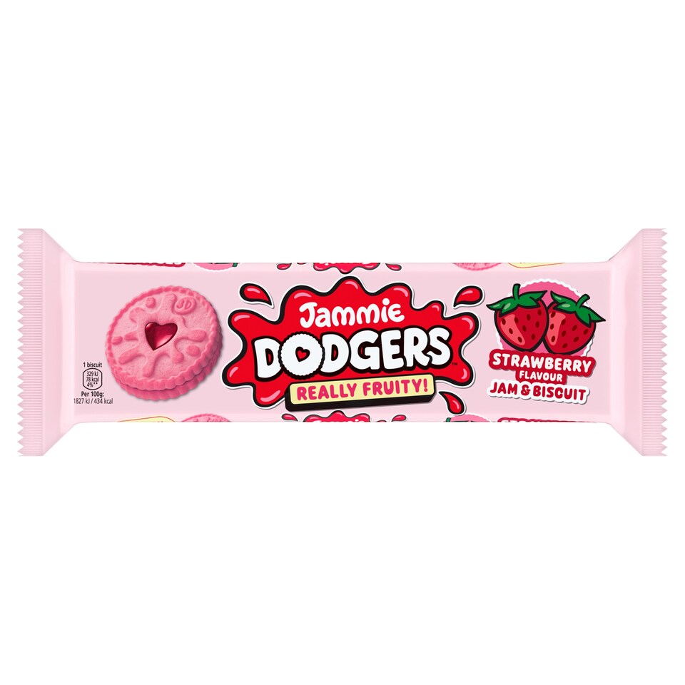 Jammie Dodgers Strawberry Flavour Jam & Biscuit 140g