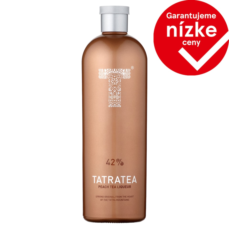 Karloff Tatratea 42% peach 700 ml
