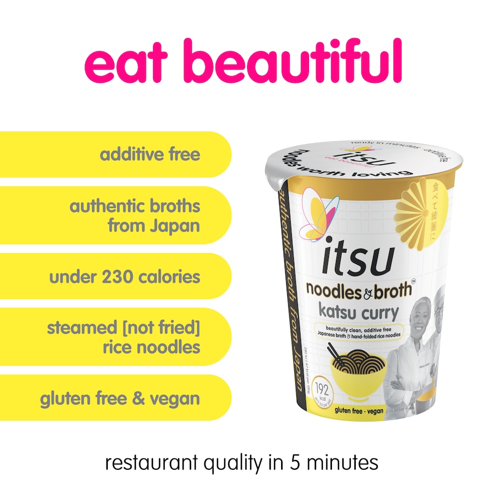 image 1 of itsu katsu curry instant noodles & broth pot 63g