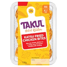 Takul Halal Kitchen Katsu Fried Chicken Bites 130g