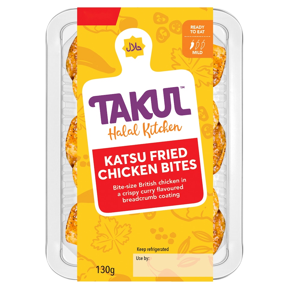 Takul Halal Kitchen Katsu Fried Chicken Bites 130g