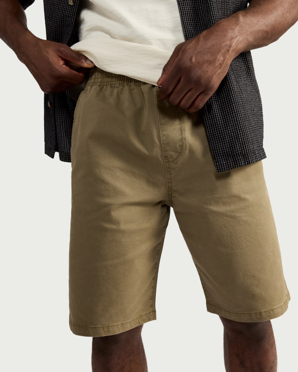image 1 of RDA Cotton Rich Cargo Shorts in Khaki