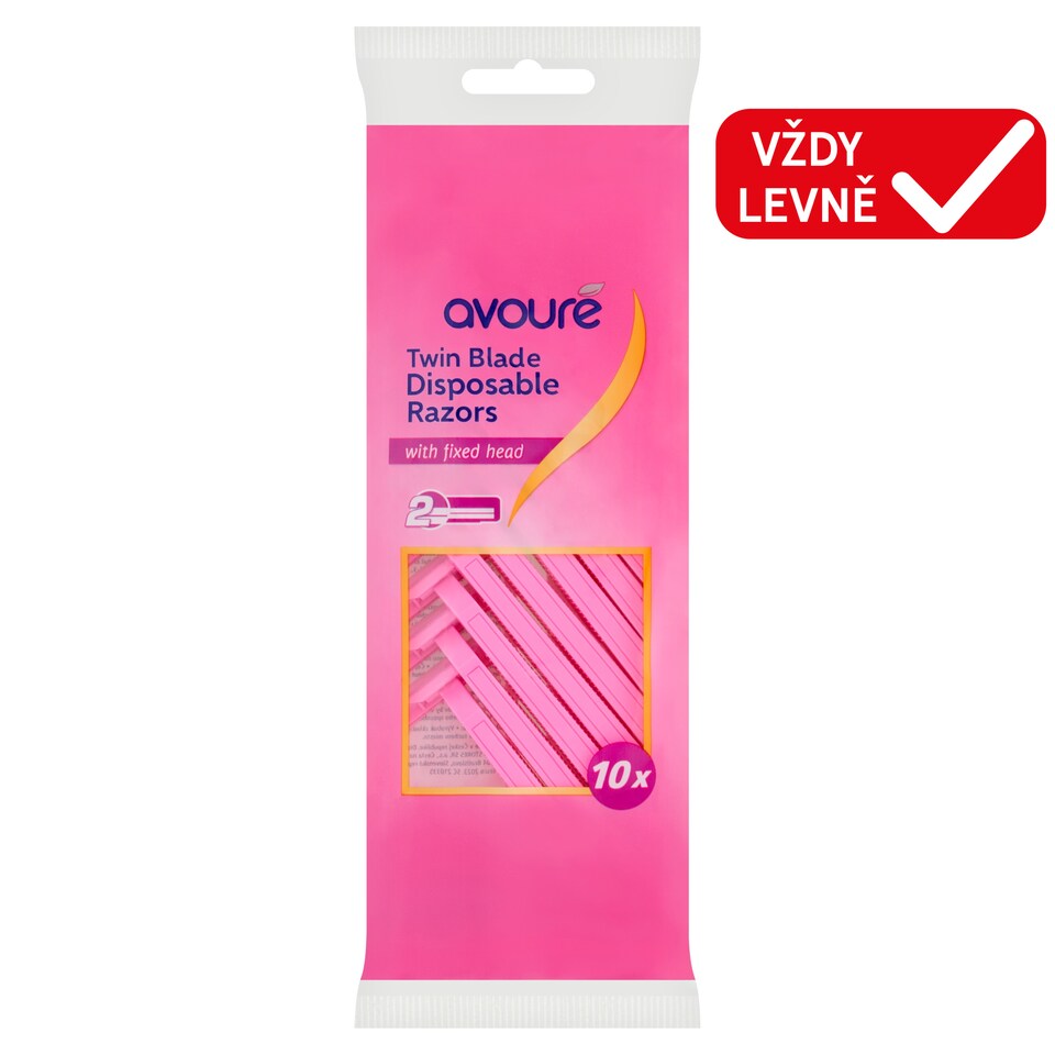 Avouré Jednorázové holicí strojky pro ženy 10 ks
