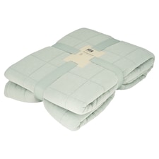 F&F Home Washed Duck Egg Bedspread